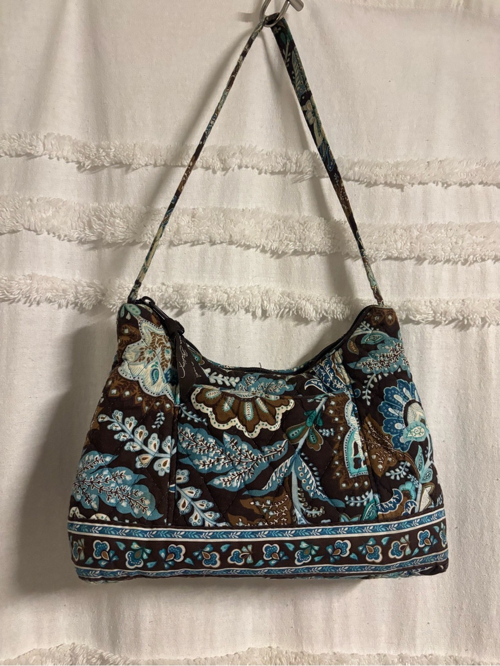 Retired Vera Bradley Shoulder Bag Java Blue Vintage